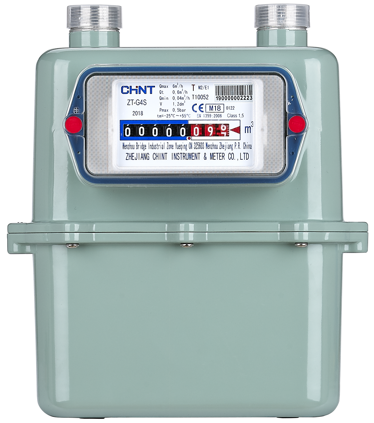 Diaphragm Gas Meter (Aluminum) - G1.6/G2.5/G4